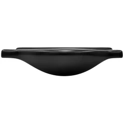 Vasque À Encastrer|Luxebath Lavabo en ceramique noir mat vasque encastre pour salle de bain 870x505x225 mm
