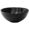 Vasque À Poser|Luxebath Lavabo en ceramique noir mat vasque a poser ronde pour salle de bain 280x150 mm
