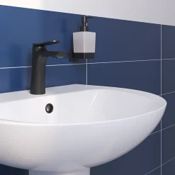Lavabo|GoodHome Lavabo en céramique blanc brillant l.55,5 x H.19,1 x P.47,2 cm Tasi