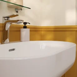 Lavabo|GoodHome Lavabo en céramique, blanc, l.55 cm Cavally