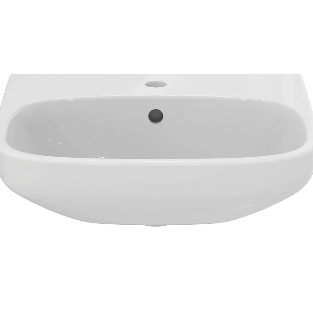Ideal Standard Lavabo en porcelaine vitrifiée blanche l.50 x H.18 x P.44 cm,