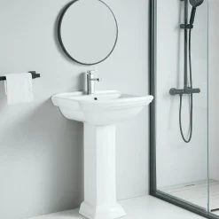 Lavabo|Rogier & Mothes Lavabo retro sur colonne MADRY 60 cm en ceramique