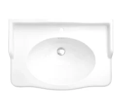 Sarreguemines Lavabo sur colonne Louxor blanc