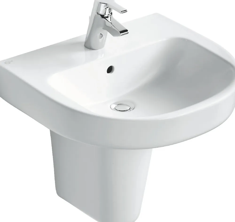 Lavabo|Autres Lavabo Vasque Porcelaine Blanche KHEOPS 55 x 48 IDEAL STANDARD J518101