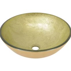 Lavabo|Helloshop26 Lavabo vasque salle de bain diamètre verre transparent