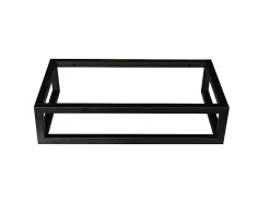 Lavabo|Vente-unique Lave main suspendu en béton avec support - Robinetterie à droite - L40 x l22 cm - UCHAMI