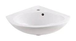 GoodHome Lave-mains céramique blanc Vedi