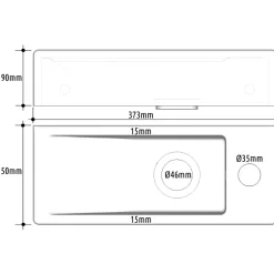 Planète Bain Lave-mains gain de place à suspendre 37 x 15 cm - robinet à droite - Longine