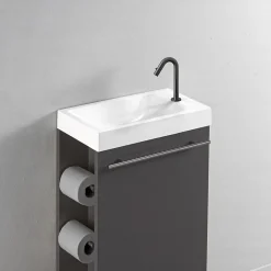 Essebagno Lave-mains gun métal eau froide Indus
