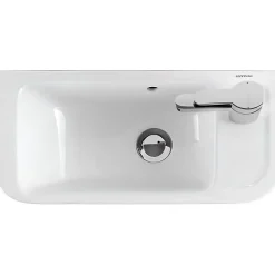 Lavabo|Sanindusa Lave-mains porcelaine vitrifiée mural 50x23 Look blanc