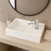 Ambra Lave-mains salle de bain suspendu 35 cm en Solide surface - Manita D