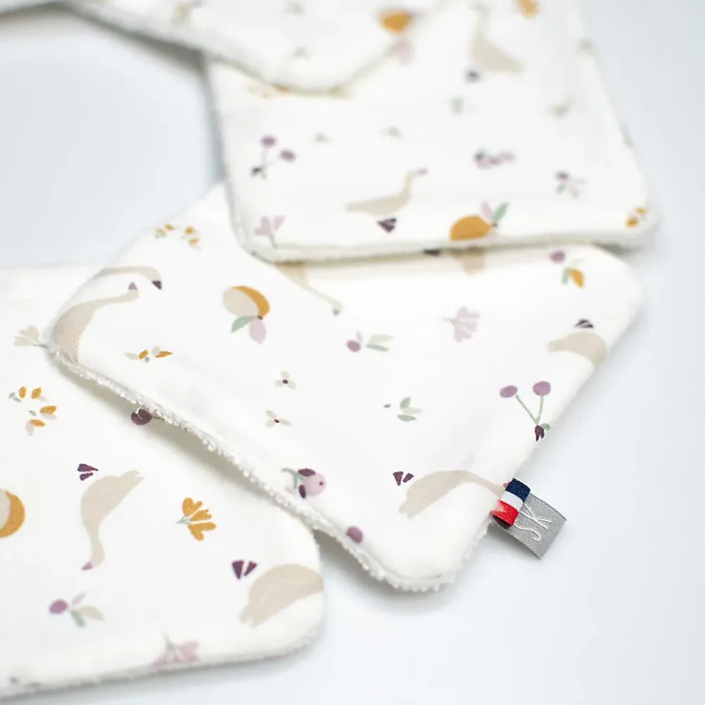 Sevira Kids Lingettes bébé lavables 8 pièces Sidonia