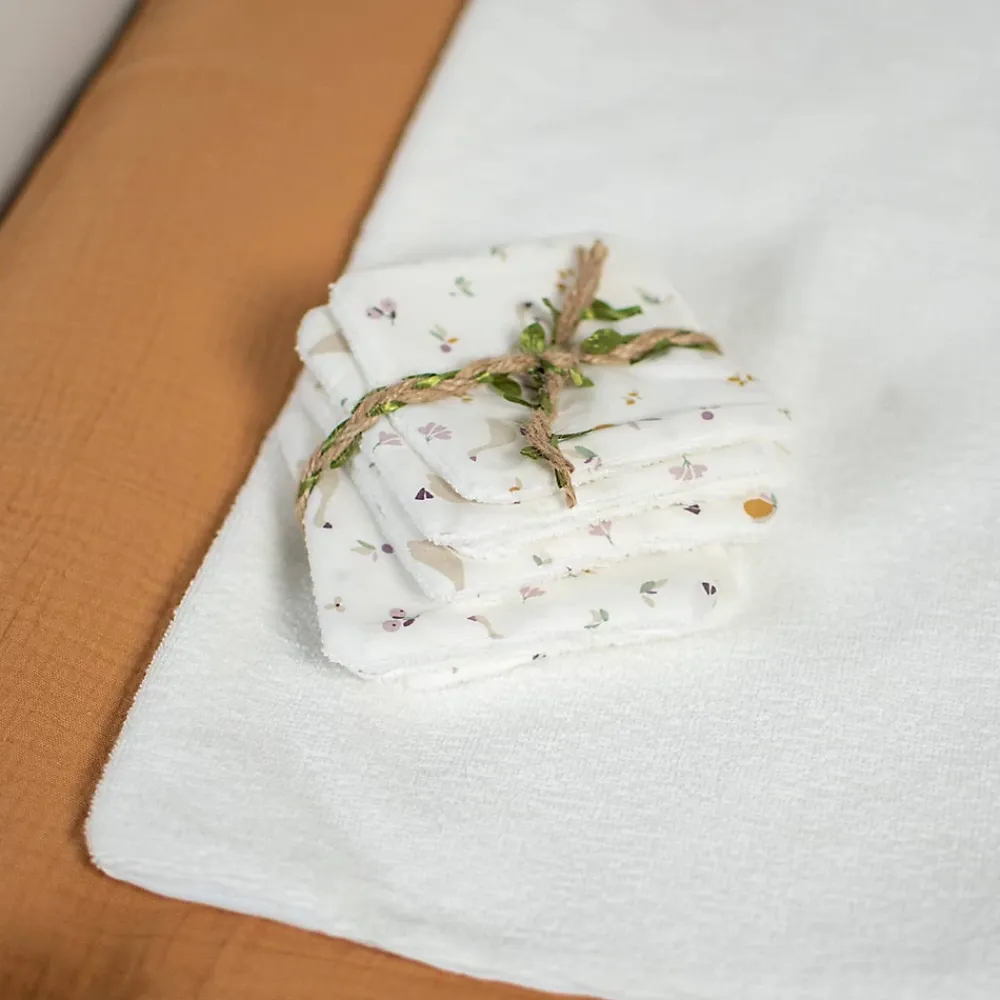Sevira Kids Lingettes bébé lavables 8 pièces Sidonia