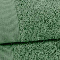 Sensei Maison Lot de 2 draps de bain 500 g/m² Lichen 70x130 cm STUDIO