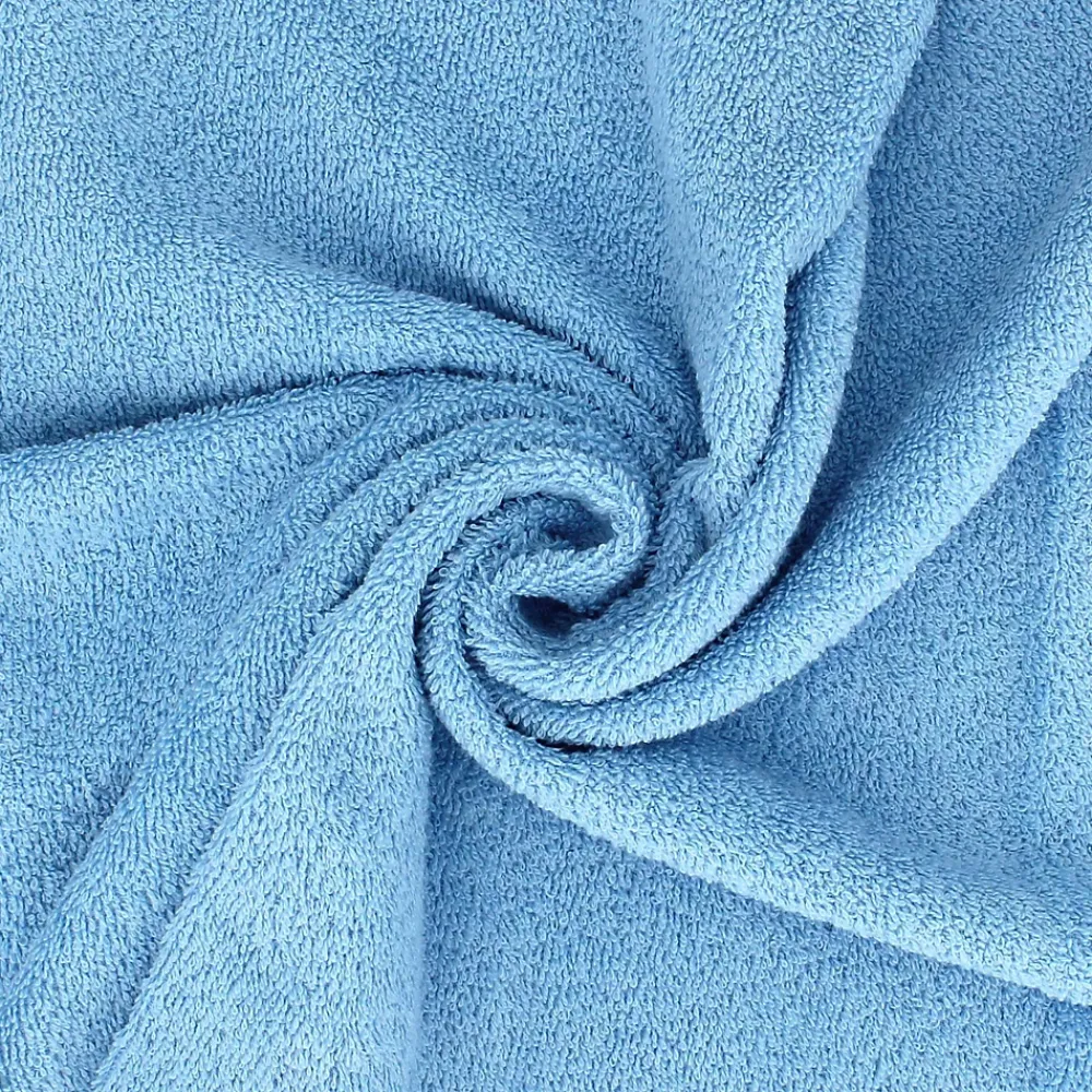 Serviette De Bain|Linnea Lot de 2 draps de bain 90x150 cm ALPHA bleu Ciel