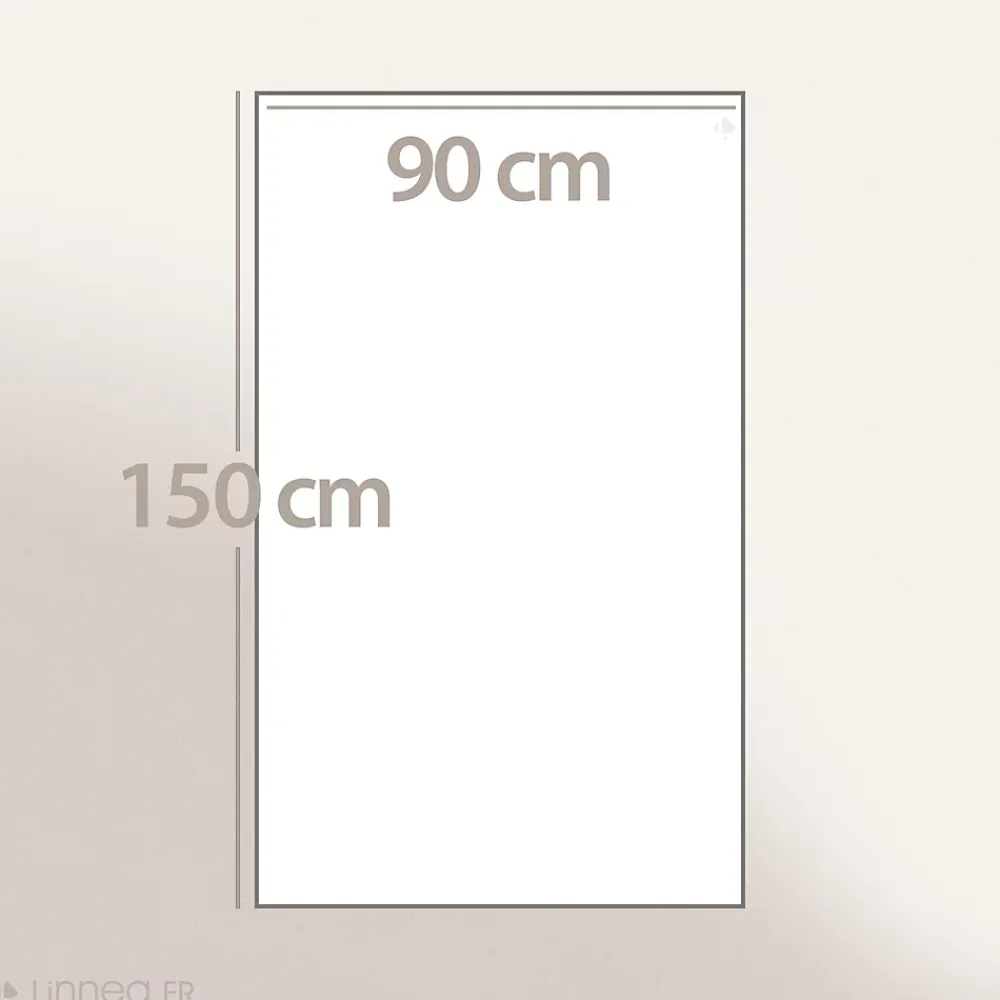 Serviette De Bain|Linnea Lot de 2 draps de bain 90x150 cm ALPHA bleu Ciel