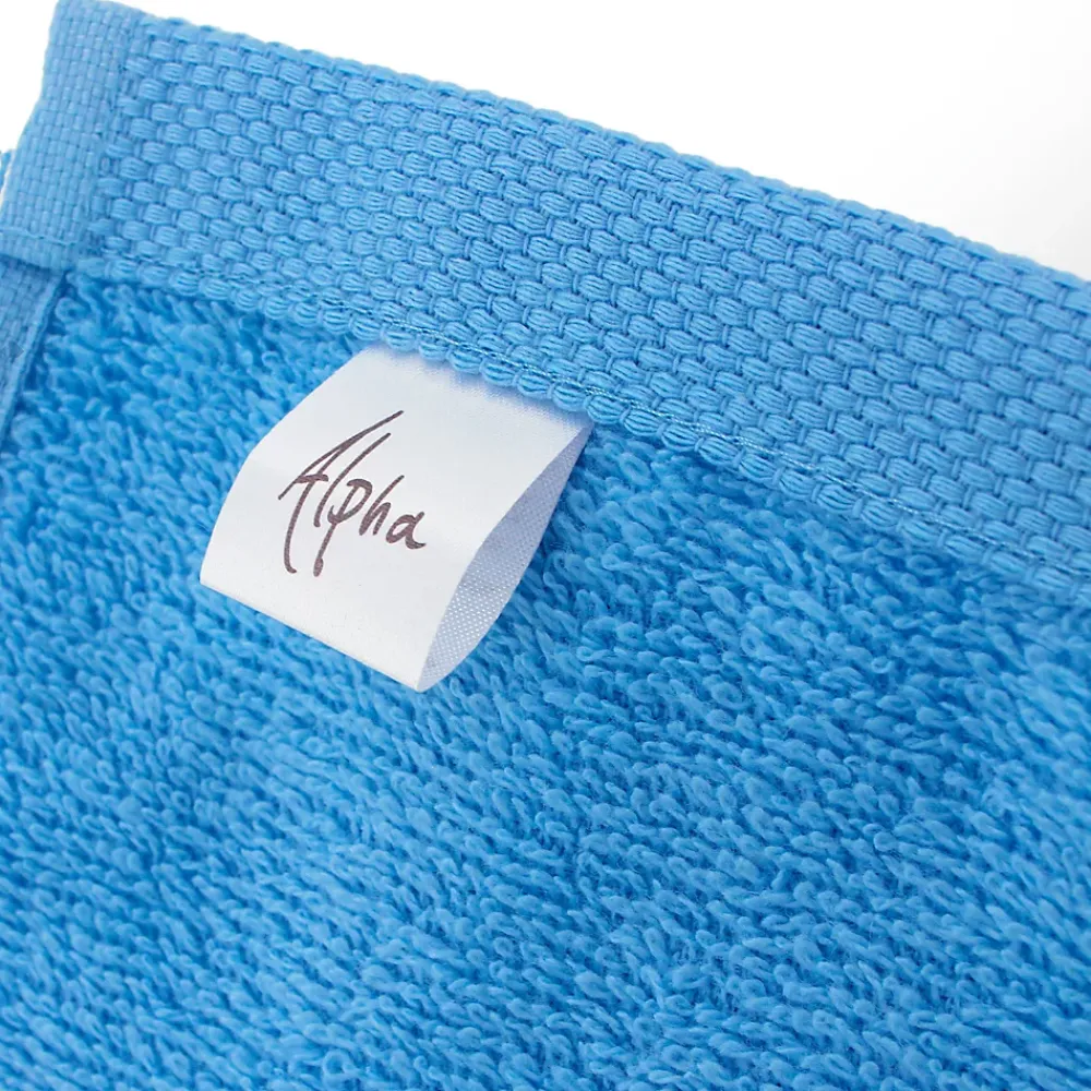 Serviette De Bain|Linnea Lot de 2 draps de douche 70x130 cm ALPHA bleu Turquoise