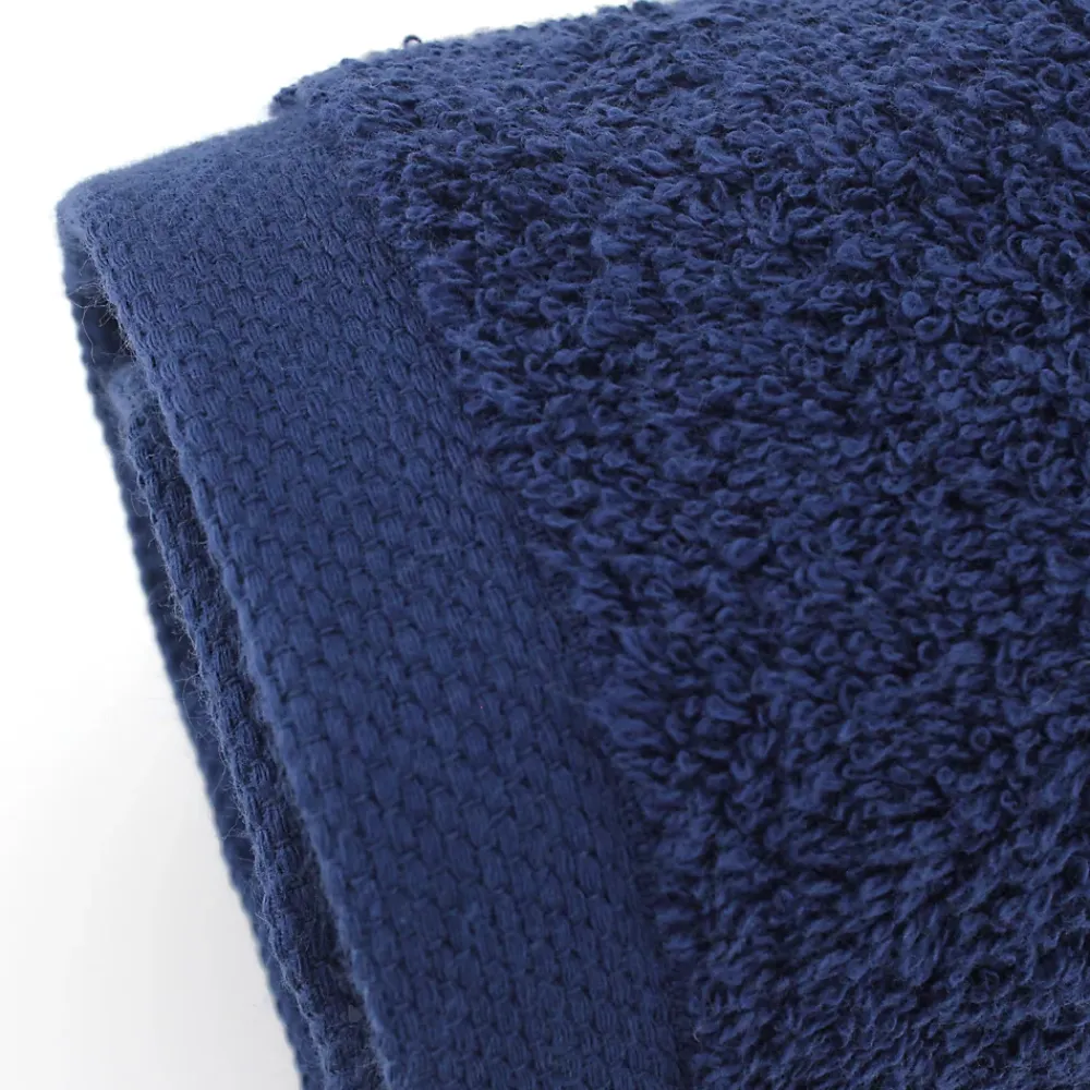 Linnea Lot de 2 draps de douche 70x130 cm ALPHA bleu Marine