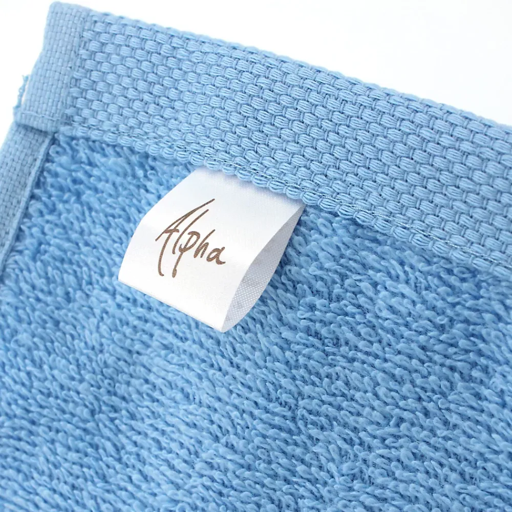Linnea Lot de 2 draps de douche 70x130 cm ALPHA bleu Ciel