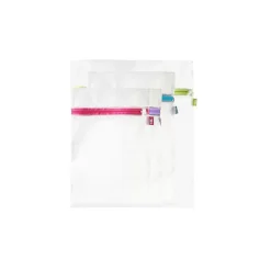 Je Cherche Une Idée Lot de 4 Filets de Lavage "Fragile" 53cm Transparent