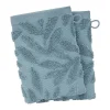 Serviette De Toilette|Atmosphera Créateur D'Intérieur Lot de 2 gants - coton - bleu - 15x21 cm - Atmosphera