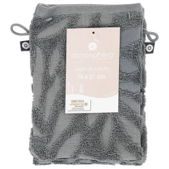 Atmosphera Créateur D'Intérieur Lot de 2 gants - coton - gris foncé - 15x21 cm - Atmosphera