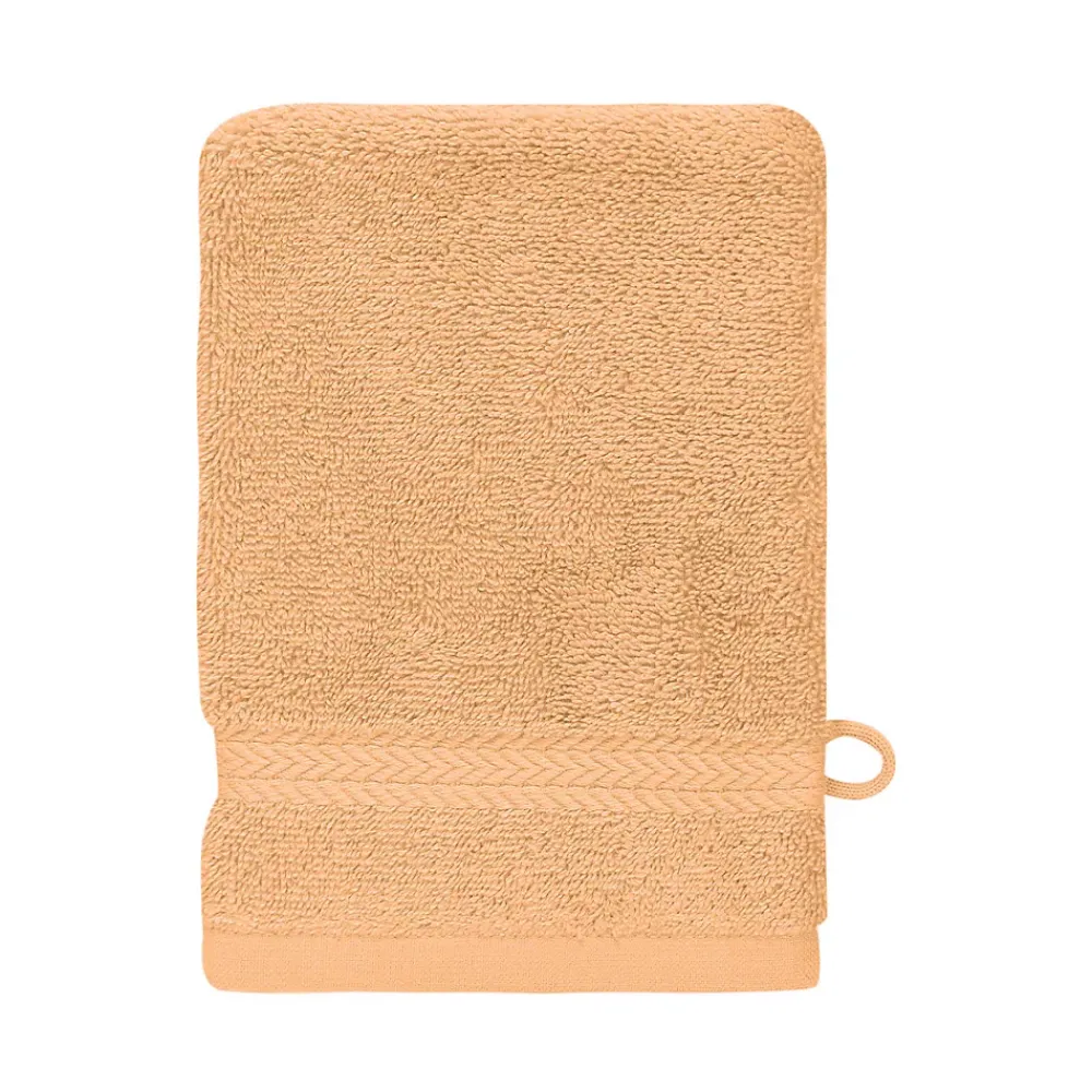 Gant De Toilette|Sensei Maison Lot de 3 gants de toilette 550 g/m² Pêche 16x22 cm LUXURY