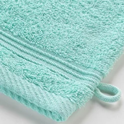 Gant De Toilette|Eden Lot de 2 gants de toilette 15 x 21 cm Tendresse vert celadon