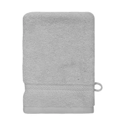 Gant De Toilette|Sensei Maison Lot de 3 gants de toilette 550 g/m² Gris Perle 16x22 cm LUXURY