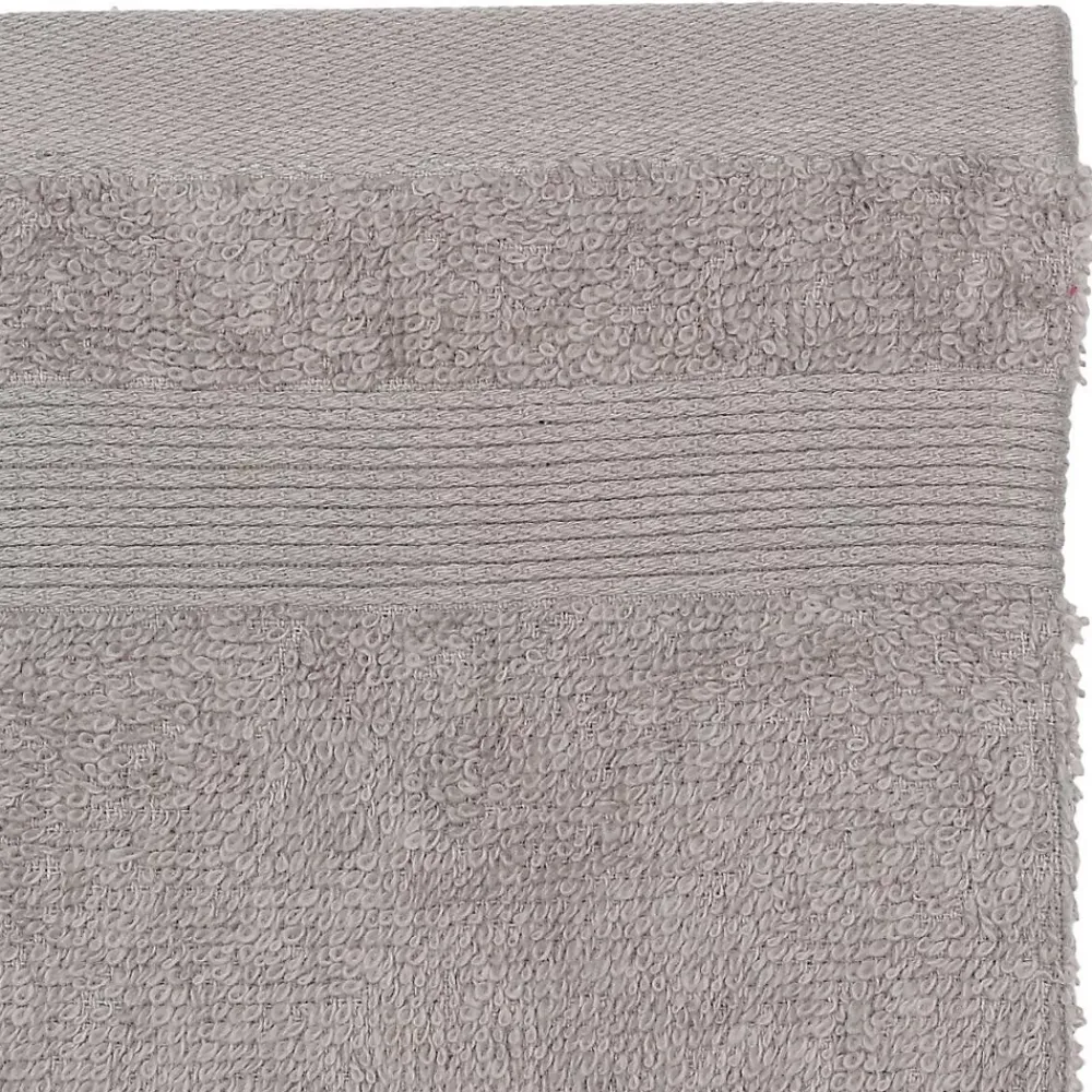 Gant De Toilette|Eden Lot de 2 gants de toilette 15 x 21 cm Couleur moderne taupe