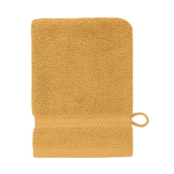 Sensei Maison Lot de 3 gants de toilette 550 g/m² Caramel 16x22 cm LUXURY