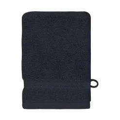 Sensei Maison Lot de 3 gants de toilette 550 g/m² Bleu Nuit 16x22 cm LUXURY