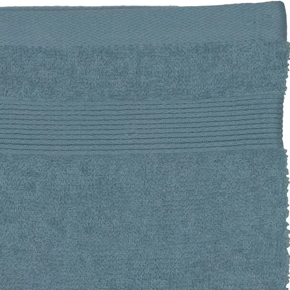 Atmosphera Créateur D'Intérieur Lot de 2 gants de toilette - coton 450 gr/m² - bleu orage 15x21 cm - Atmosphera