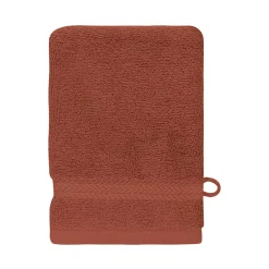 Gant De Toilette|Sensei Maison Lot de 3 gants de toilette 550 g/m² Terracota 16x22 cm LUXURY