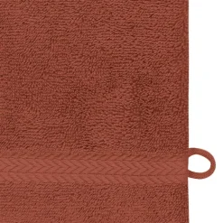 Gant De Toilette|Sensei Maison Lot de 3 gants de toilette 550 g/m² Terracota 16x22 cm LUXURY