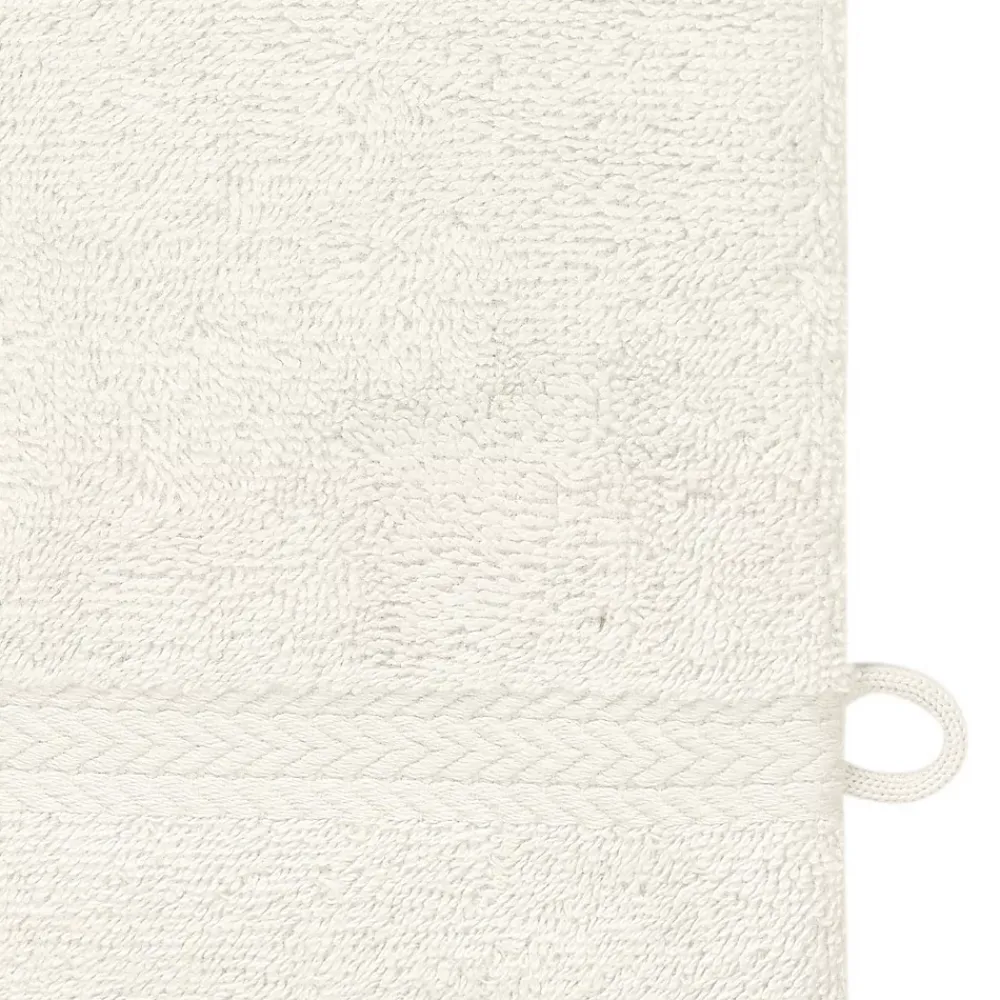 Gant De Toilette|Sensei Maison Lot de 3 gants de toilette 550 g/m² Ecru 16x22 cm LUXURY