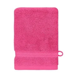 Gant De Toilette|Sensei Maison Lot de 3 gants de toilette 550 g/m² Rose Indien 16x22 cm LUXURY