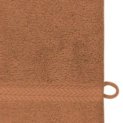 Gant De Toilette|Sensei Maison Lot de 3 gants de toilette 550 g/m² Brique 16x22 cm LUXURY