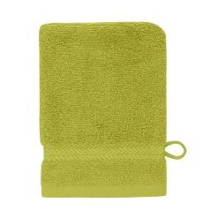 Sensei Maison Lot de 3 gants de toilette 550 g/m² Citronelle 16x22 cm LUXURY
