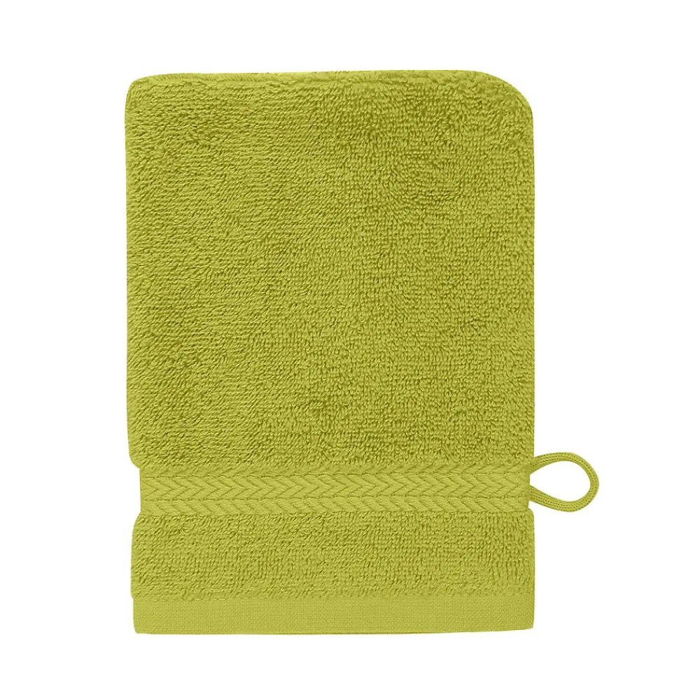 Sensei Maison Lot de 3 gants de toilette 550 g/m² Citronelle 16x22 cm LUXURY