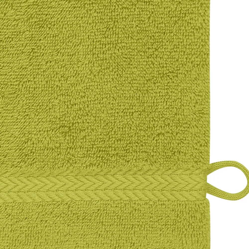 Sensei Maison Lot de 3 gants de toilette 550 g/m² Citronelle 16x22 cm LUXURY