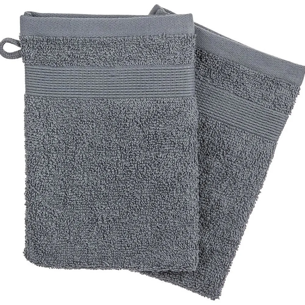 Eden Lot de 2 gants de toilette Couleur moderne