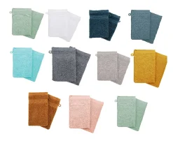 Gant De Toilette|Eden Lot de 2 gants de toilette Couleur moderne