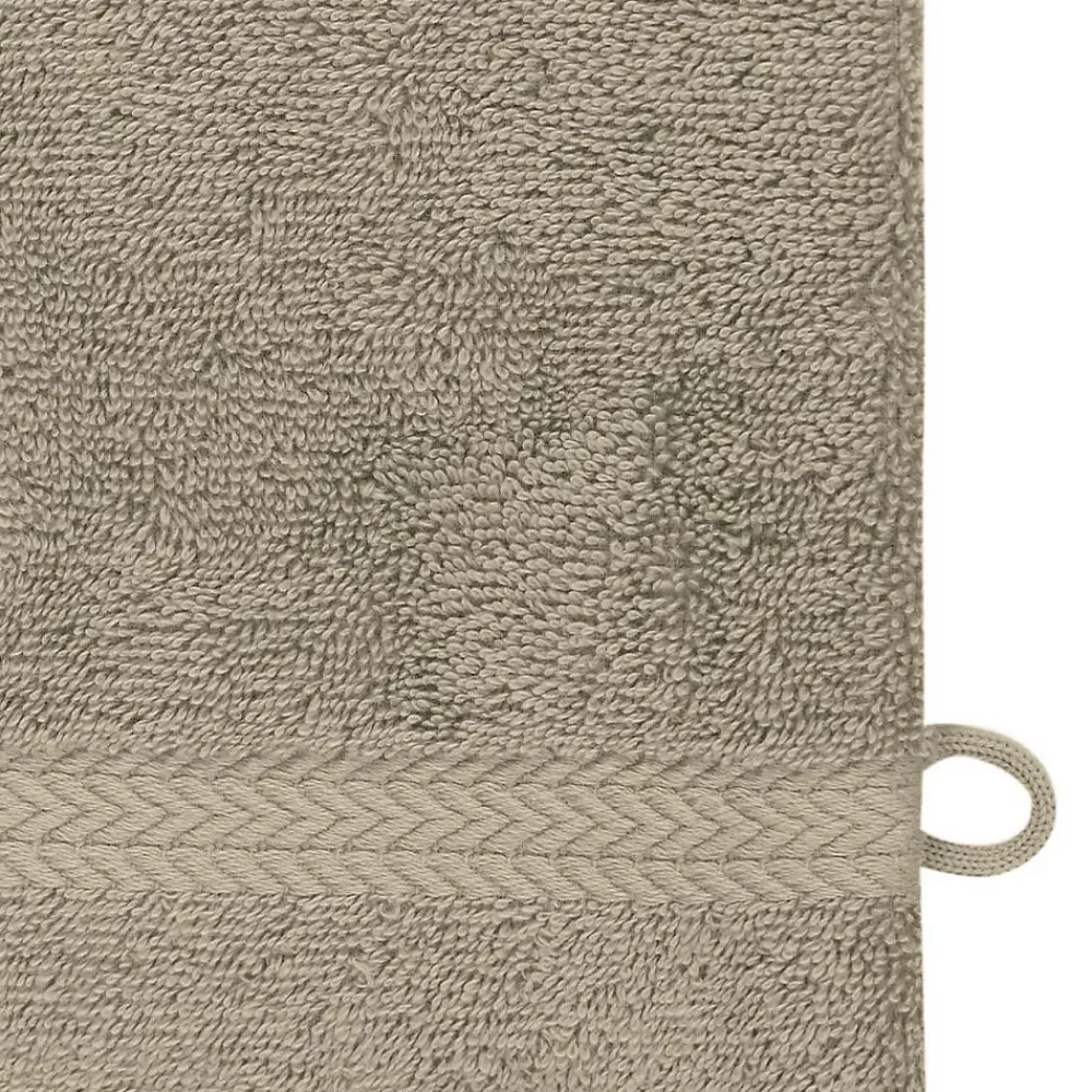 Sensei Maison Lot de 3 gants de toilette 550 g/m² Mastic 16x22 cm LUXURY