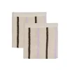 Serviette De Toilette|OYOY Living Lot de 2 gants de toilette rose en coton organique h30x30 cm
