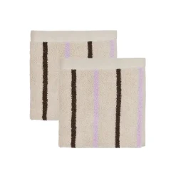 Serviette De Toilette|OYOY Living Lot de 2 gants de toilette rose en coton organique h30x30 cm