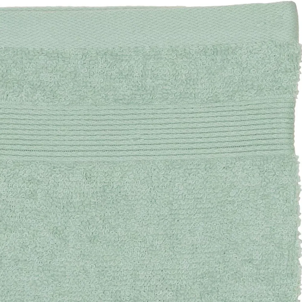 Atmosphera Créateur D'Intérieur Lot de 2 gants de toilette - coton 450 gr/m² - vert céladon 15x21 cm - Atmosphera