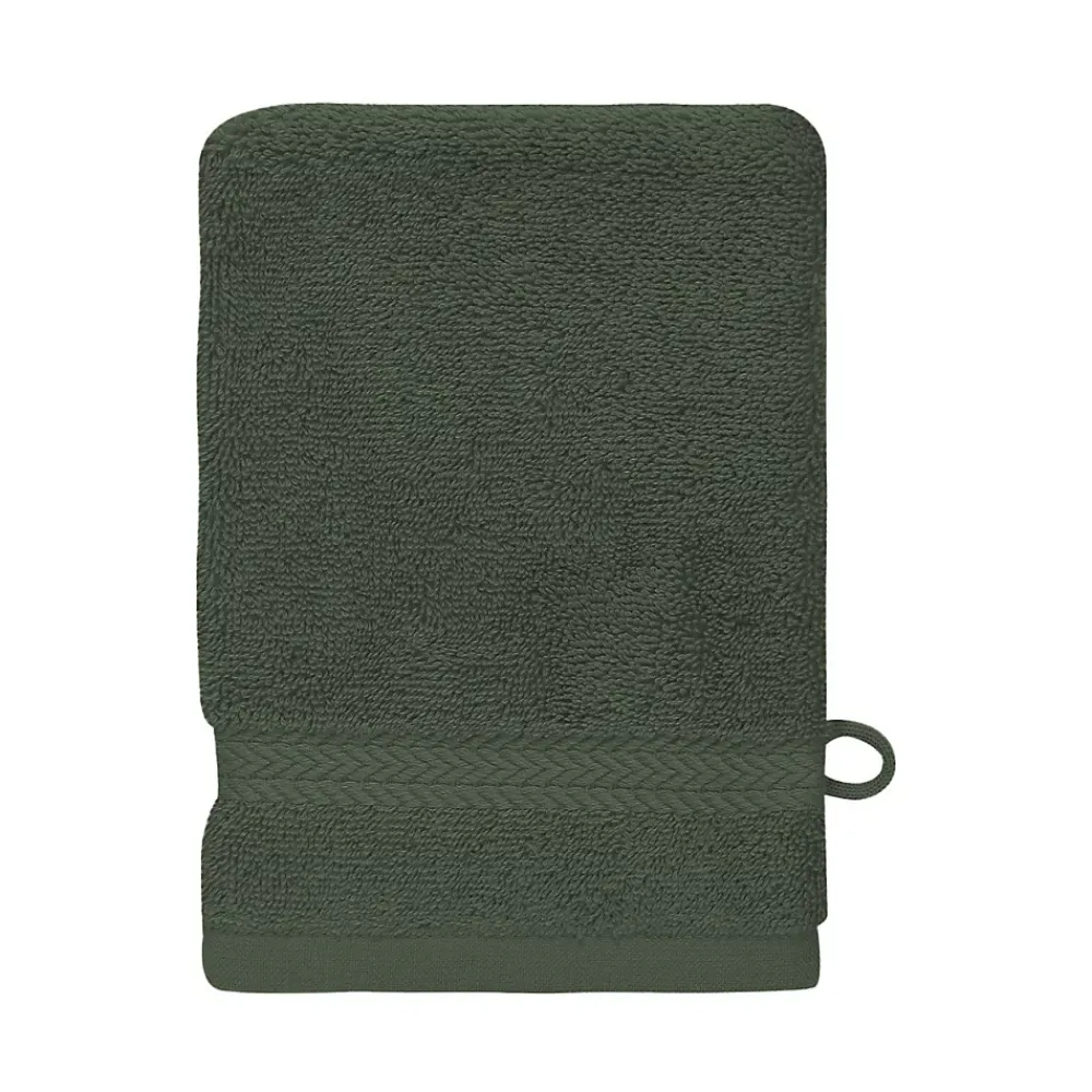 Sensei Maison Lot de 3 gants de toilette 550 g/m² Eucalyptus 16x22 cm LUXURY