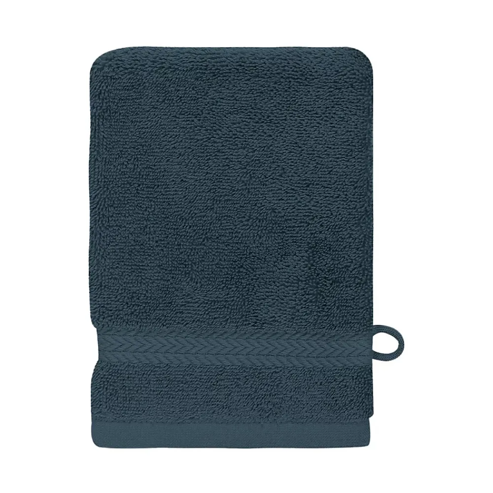 Sensei Maison Lot de 3 gants de toilette 550 g/m² Denim 16x22 cm LUXURY