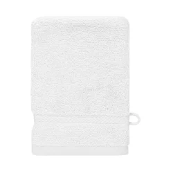 Gant De Toilette|Sensei Maison Lot de 3 gants de toilette 550 g/m² Blanc 16x22 cm LUXURY